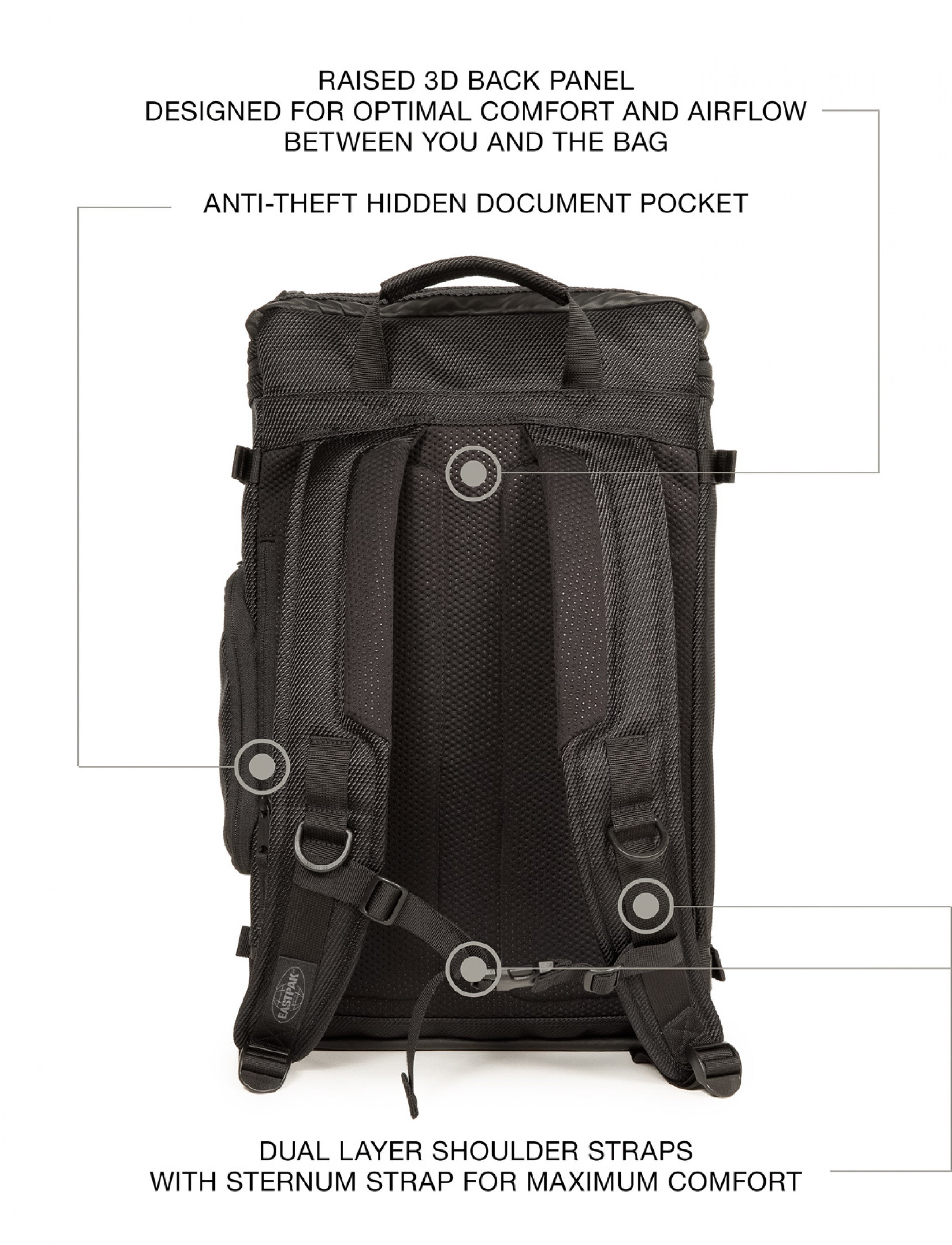 Eastpak Tecum Top - Streetstyle - CNNCT COAT / black