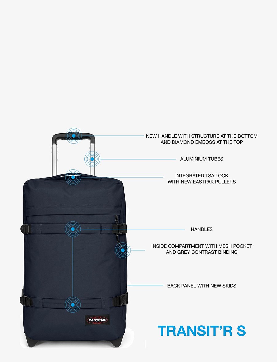 Eastpak - TRANSIT'R S - shop efter anledning - blue - 3