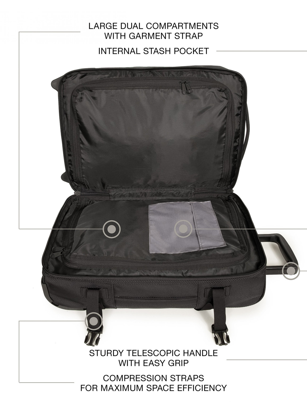 Eastpak - Tranverz CNNCT - suitcases - cnnct coat - 0