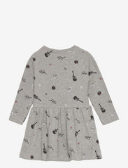 ebbe Kids - Andrea Dress - long-sleeved casual dresses - grey rock print - 1