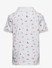 ebbe Kids - Nino Pique Tee - short-sleeved - 0695 white sailingboat - 1