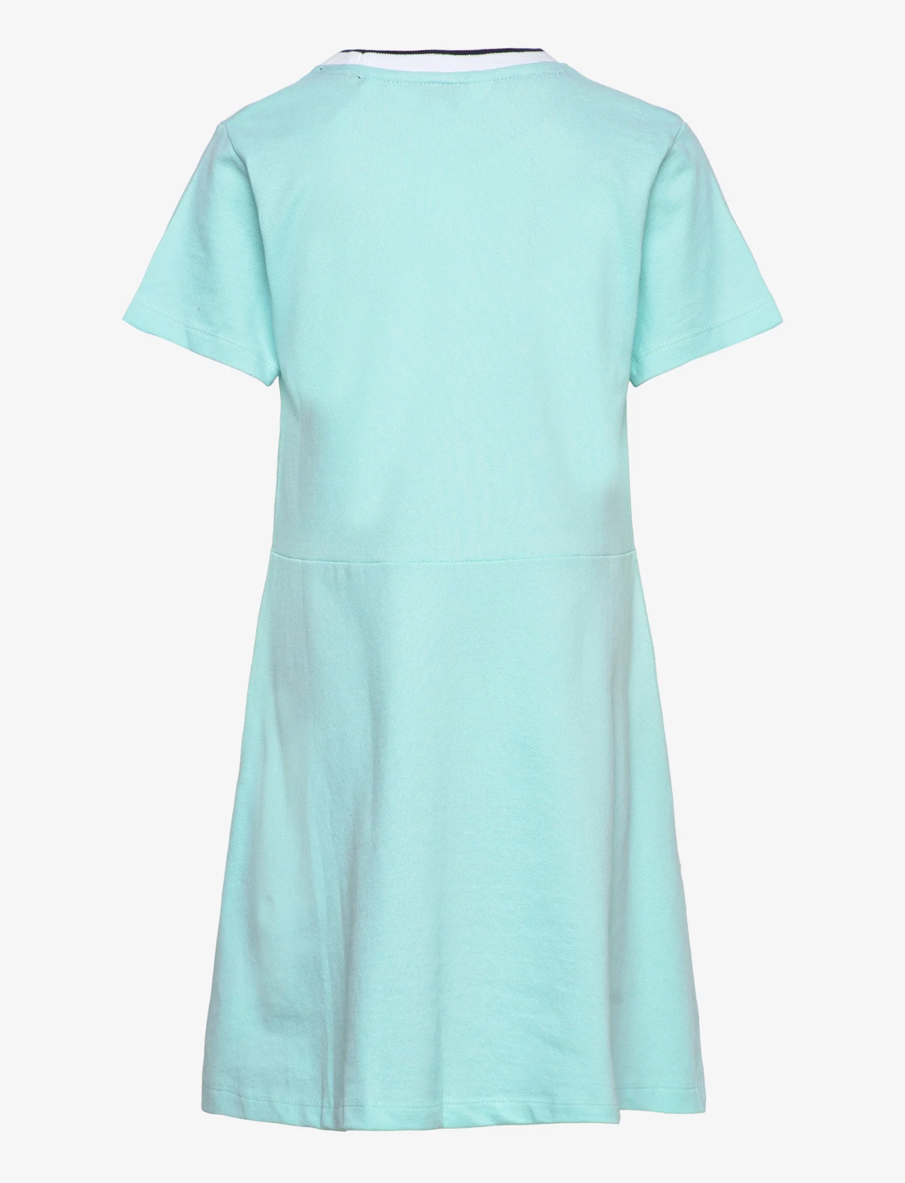 ebbe Kids - Nadja Pique Dress - kortærmede hverdagskjoler - 0757 light turquoise - 1