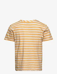 ebbe Kids - Steven t-shirt - trumpomis rankovėmis - 0964 yellow stripe - 1