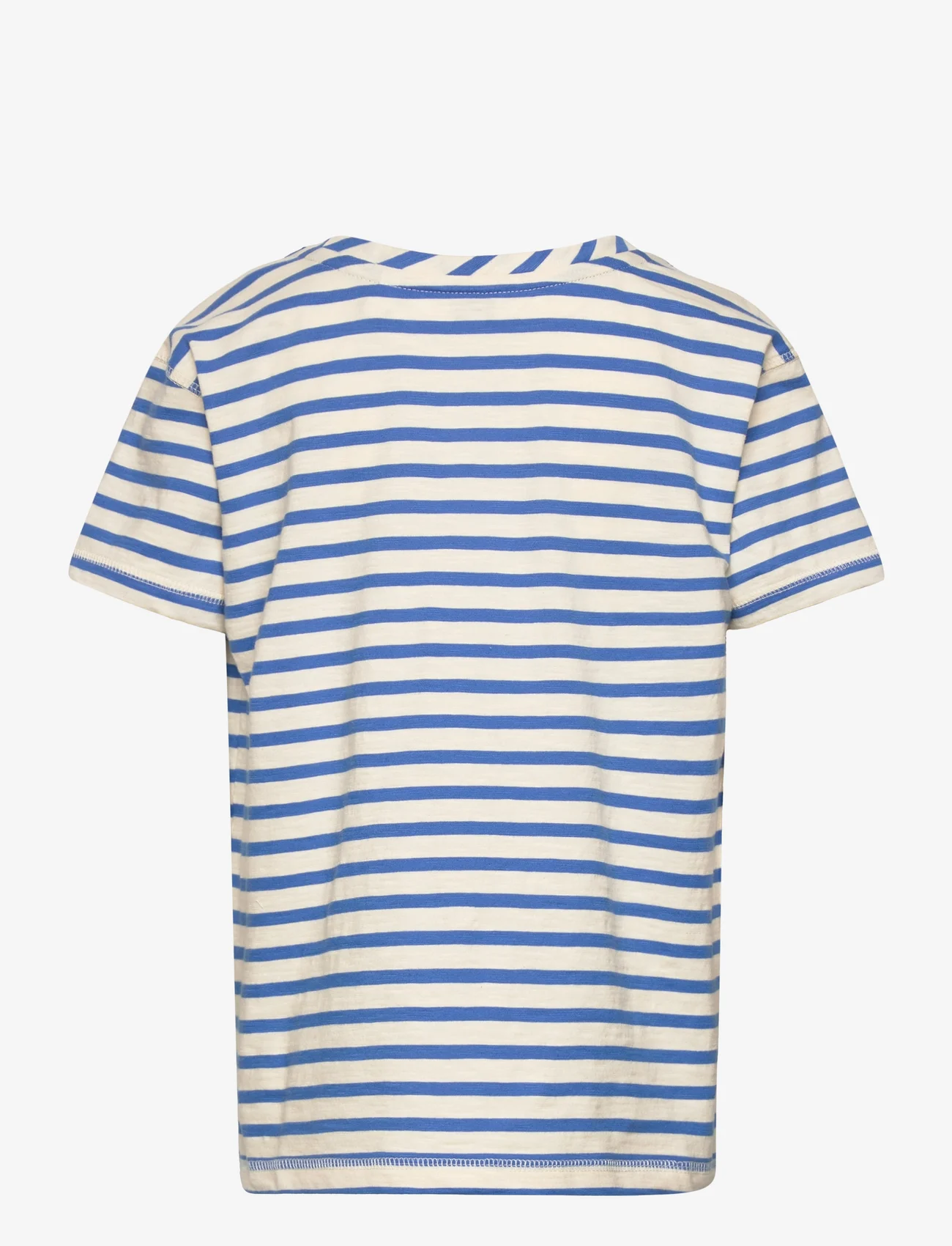 ebbe Kids - Steven t-shirt - ar īsām piedurknēm - strong blue stripe - 1