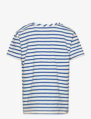 ebbe Kids - Steven t-shirt - trumpomis rankovėmis - strong blue stripe - 1