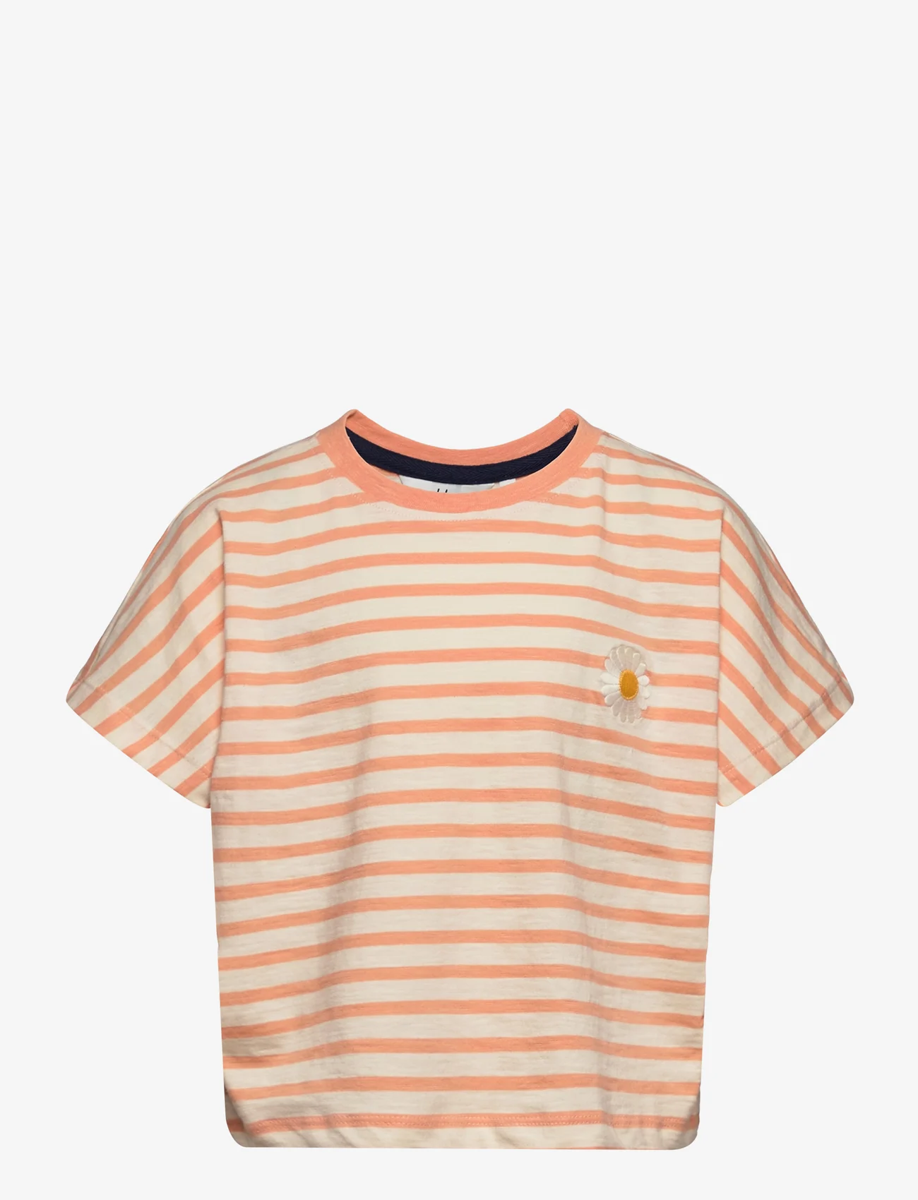 ebbe Kids - Summer top - short-sleeved - 0963 coral stripe - 0