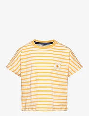 ebbe Kids - Summer top - short-sleeved - yellow stripe - 0