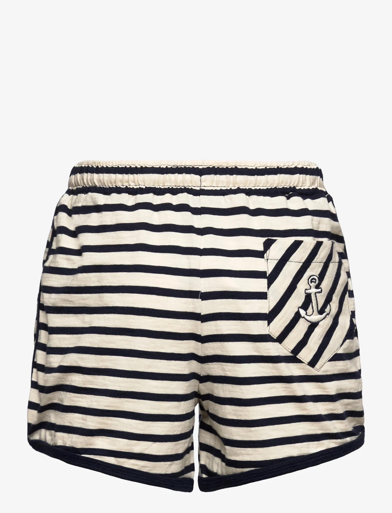 ebbe Kids - Sofia shorts - mjukisshorts - offwhite stripe - 1