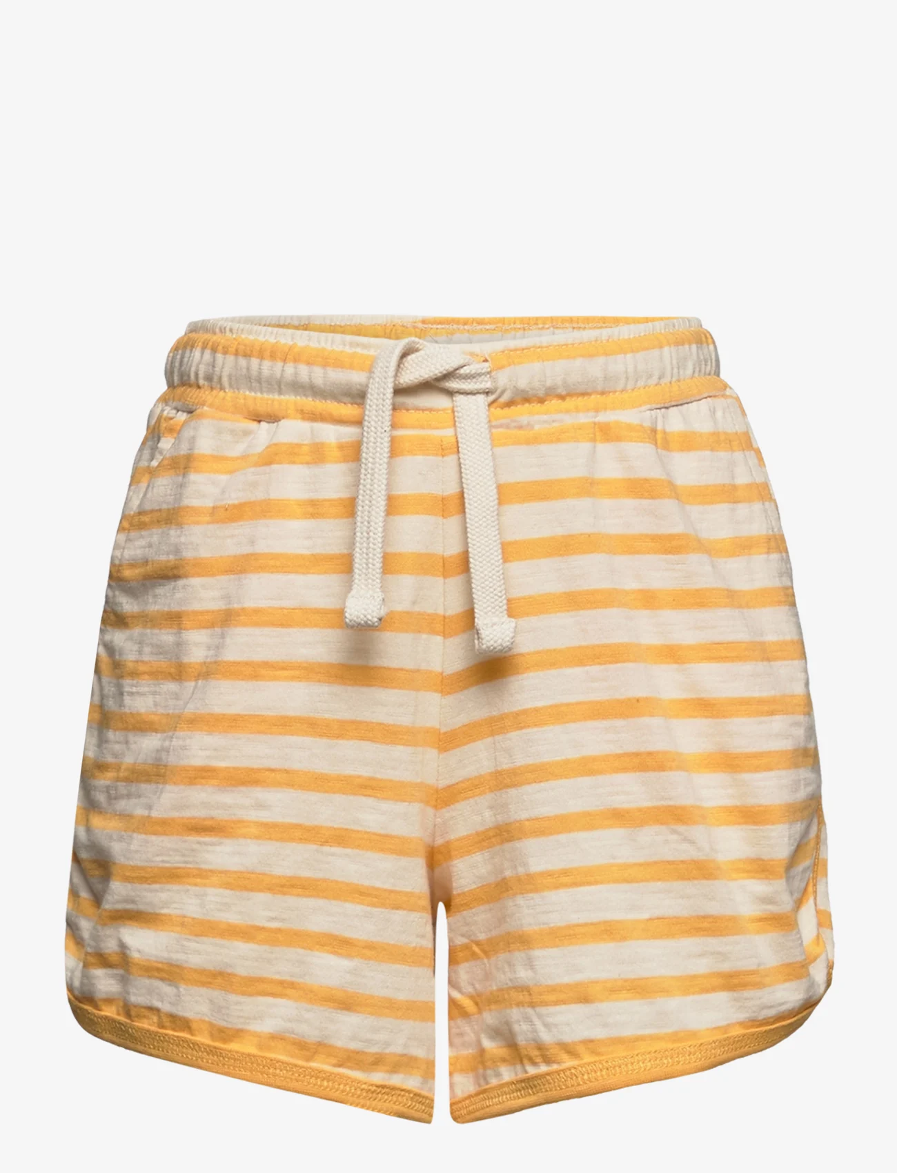 ebbe Kids - Sofia shorts - sweatshorts - yellow stripe - 0