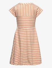 ebbe Kids - Shelby dress - 0963 coral stripe - 1