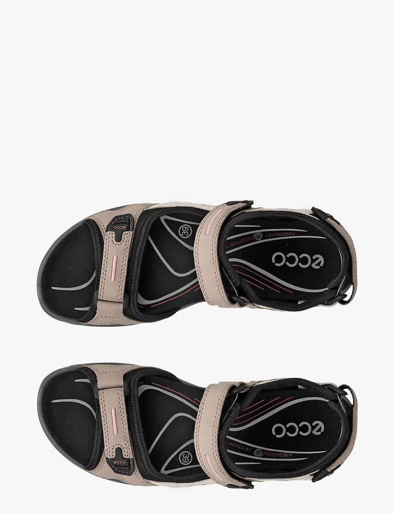 ECCO - OFFROAD - flat sandals - atmosphere/ice w./black - 4