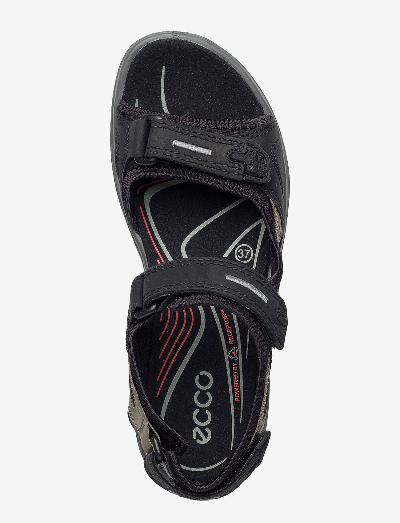 ECCO - OFFROAD - flat sandals - black/mole/black - 4