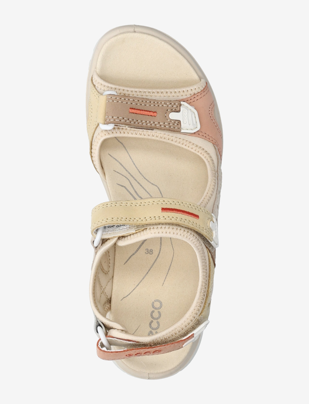 ECCO - OFFROAD - flade sandaler - multicolor straw - 3