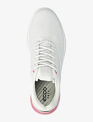 ECCO - W GOLF S-THREE - golf shoes - white/bubblegum - 3