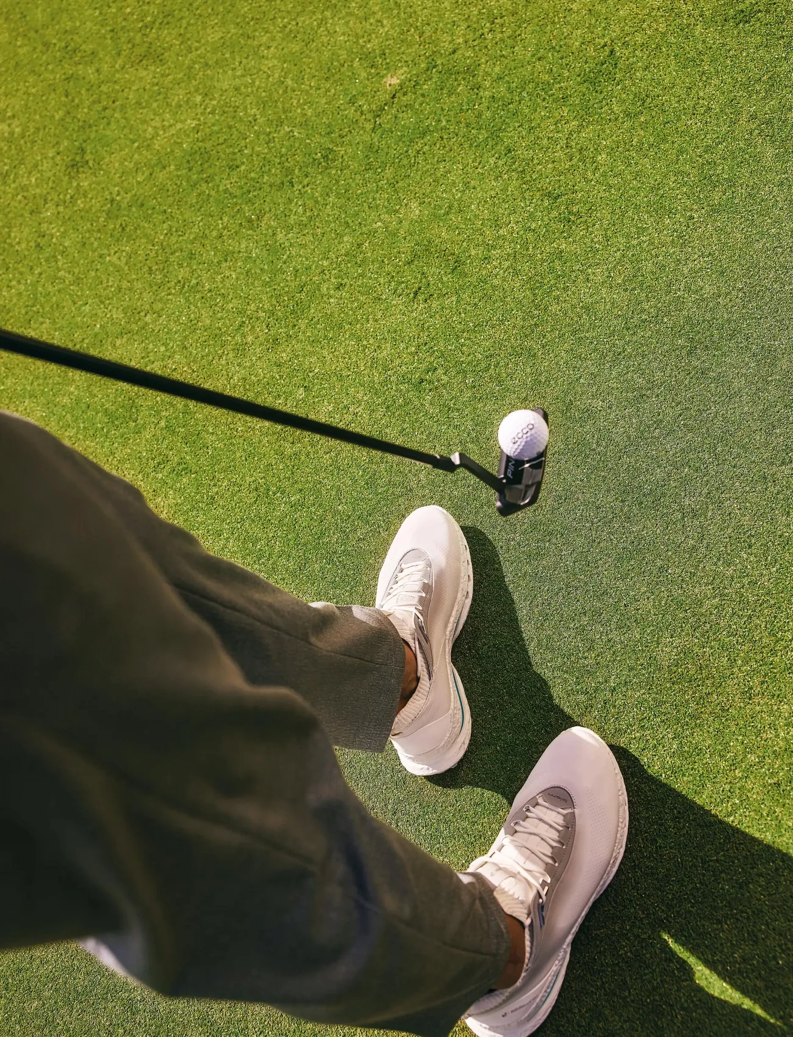 ECCO M GOLF BIOM C5 - Osta olukorra järgi - WHITE/CONCRETE / white