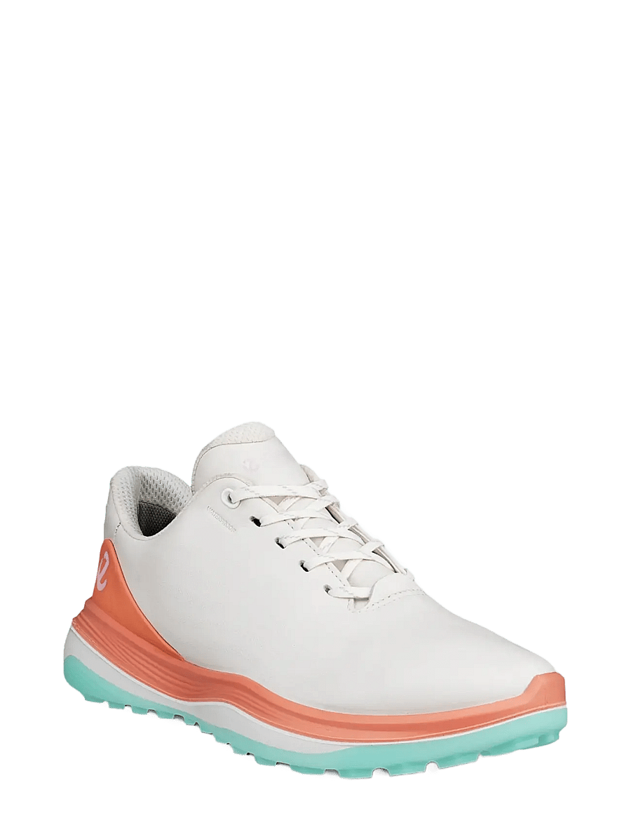 ECCO - W GOLF LT1 - golfijalatsid - white/burnt coral - 0
