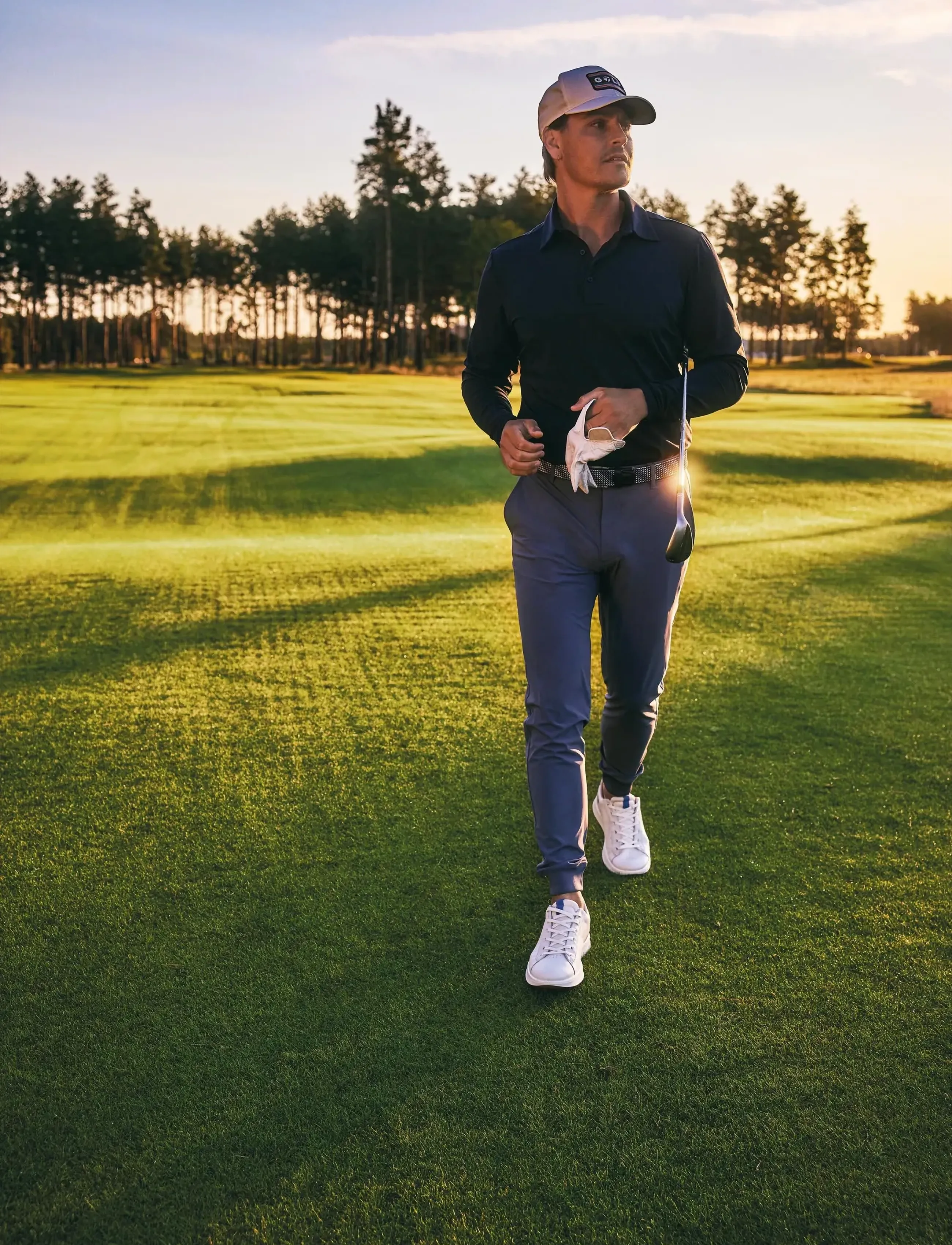 ECCO M GOLF STREET VIBE - Osta olukorra järgi - WHITE/FEDERAL BLUE / white