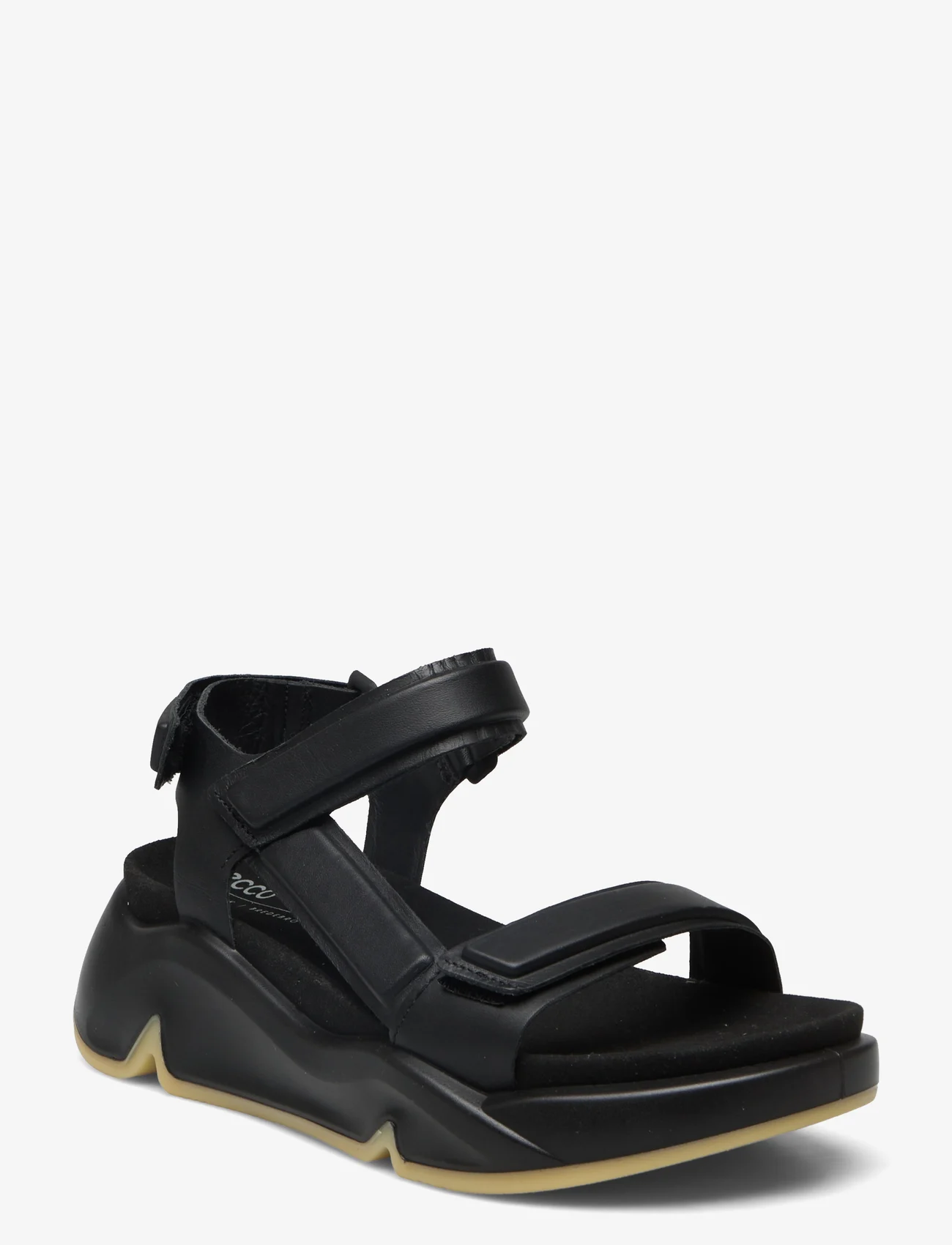 ECCO - CHUNKY SANDAL - lygiapadės basutės - black - 0