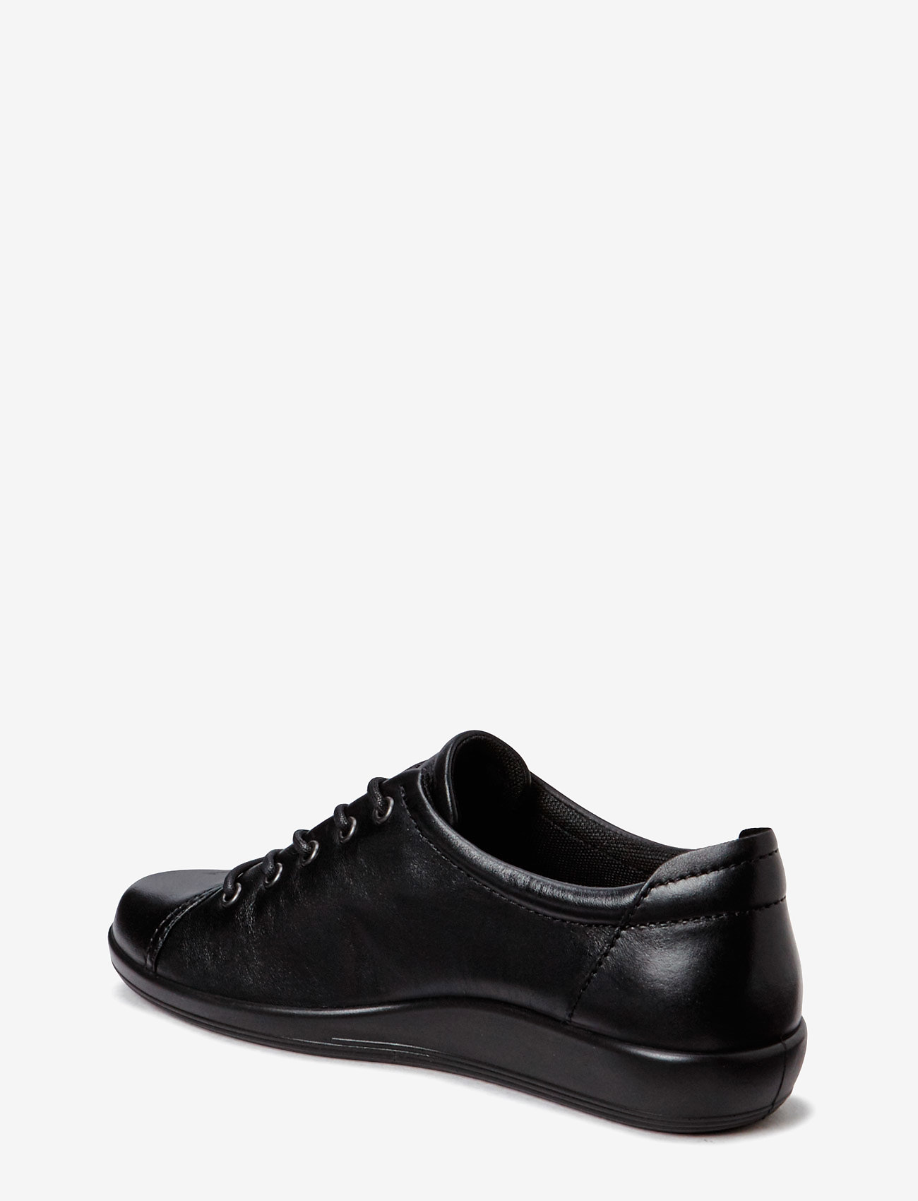 ECCO - SOFT 2.0 - sportiska stila apavi ar pazeminātu potītes daļu - black with black sole - 1