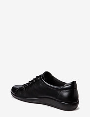 ECCO - SOFT 2.0 - lave sneakers - black with black sole - 1