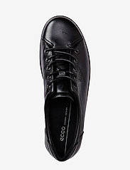 ECCO - SOFT 2.0 - sportiska stila apavi ar pazeminātu potītes daļu - black with black sole - 2