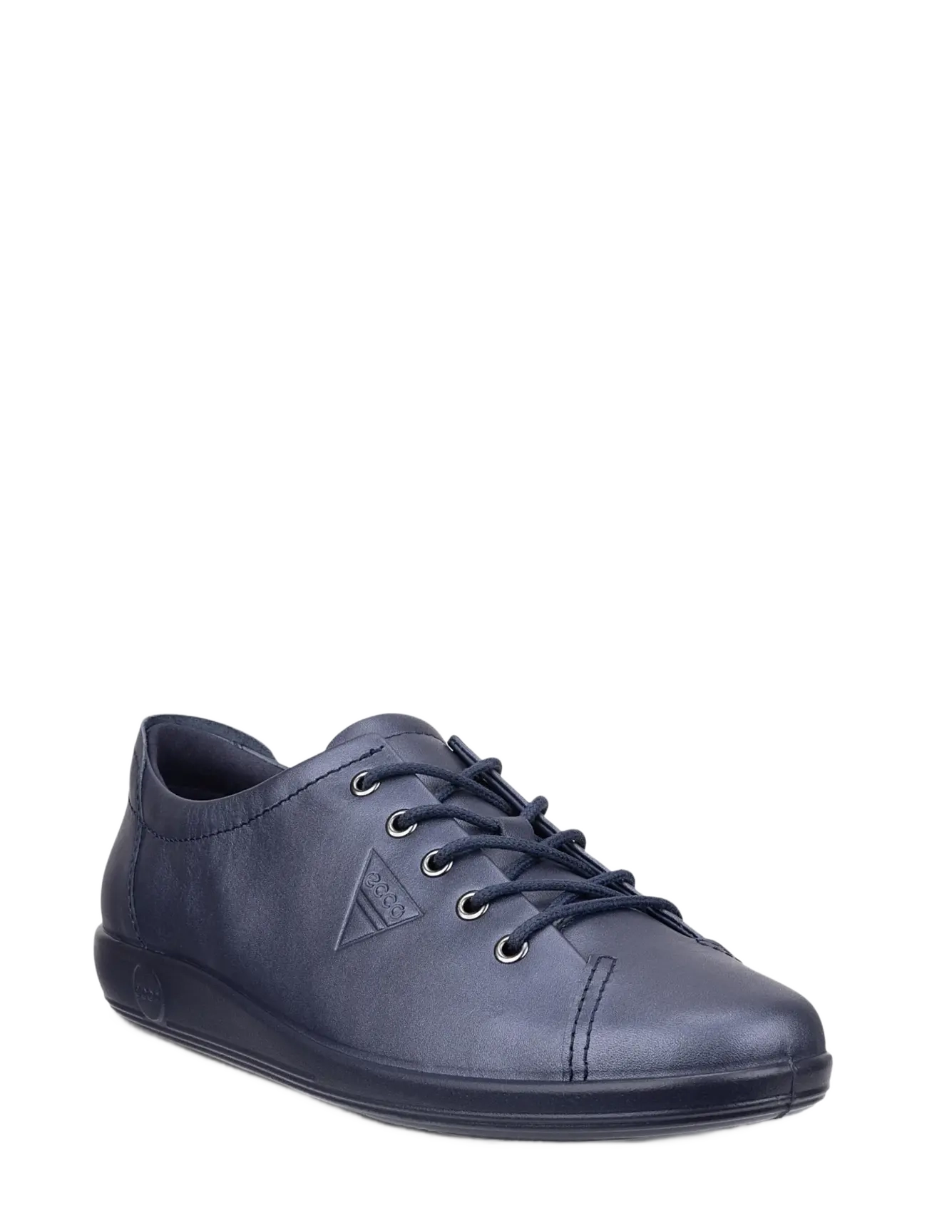 ECCO Soft 2.0, Kvinder, Snøresneakers, Navy, Str: 36