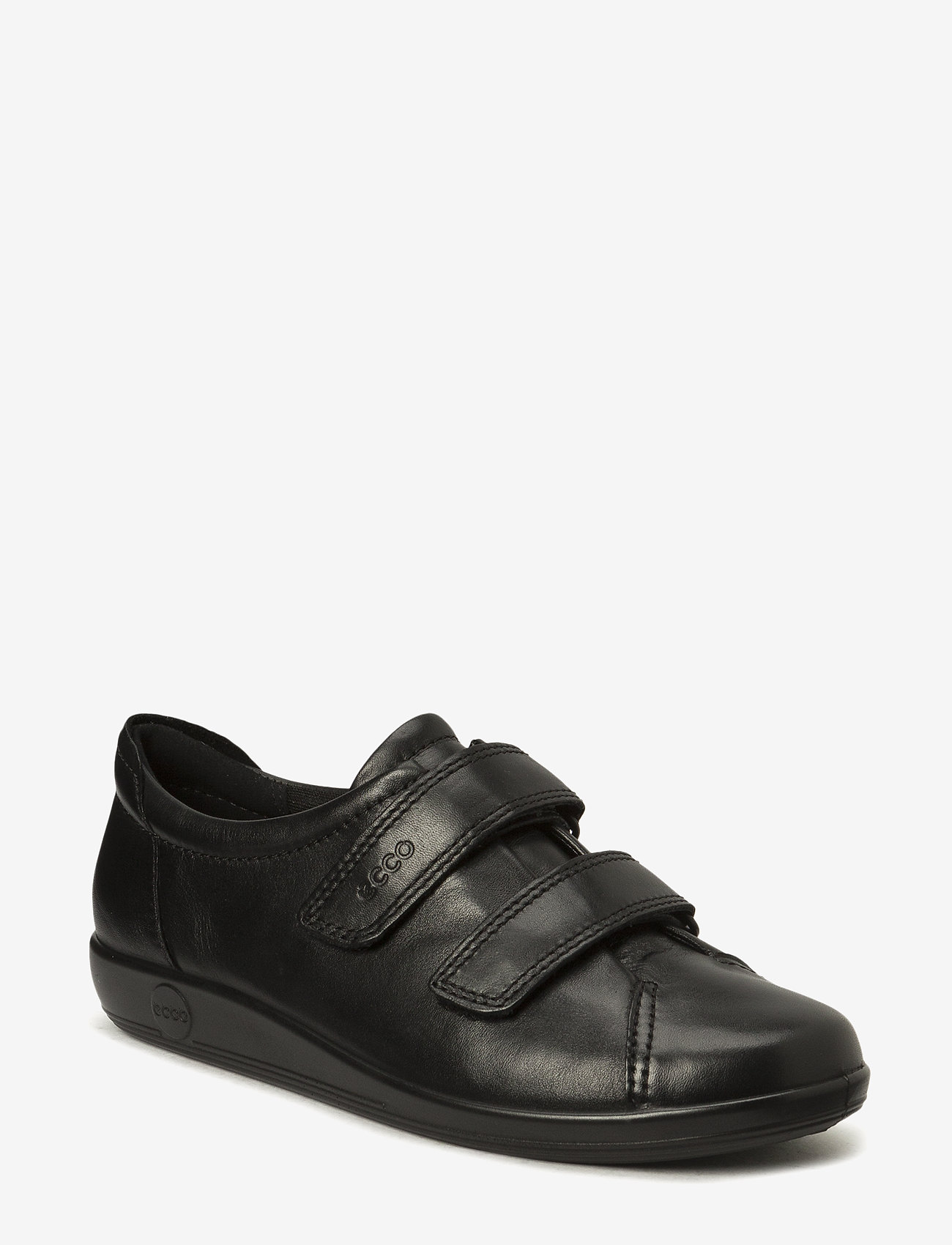 ECCO Soft 2.0, Kvinder, Velcro Sko, Sort, Str: 40