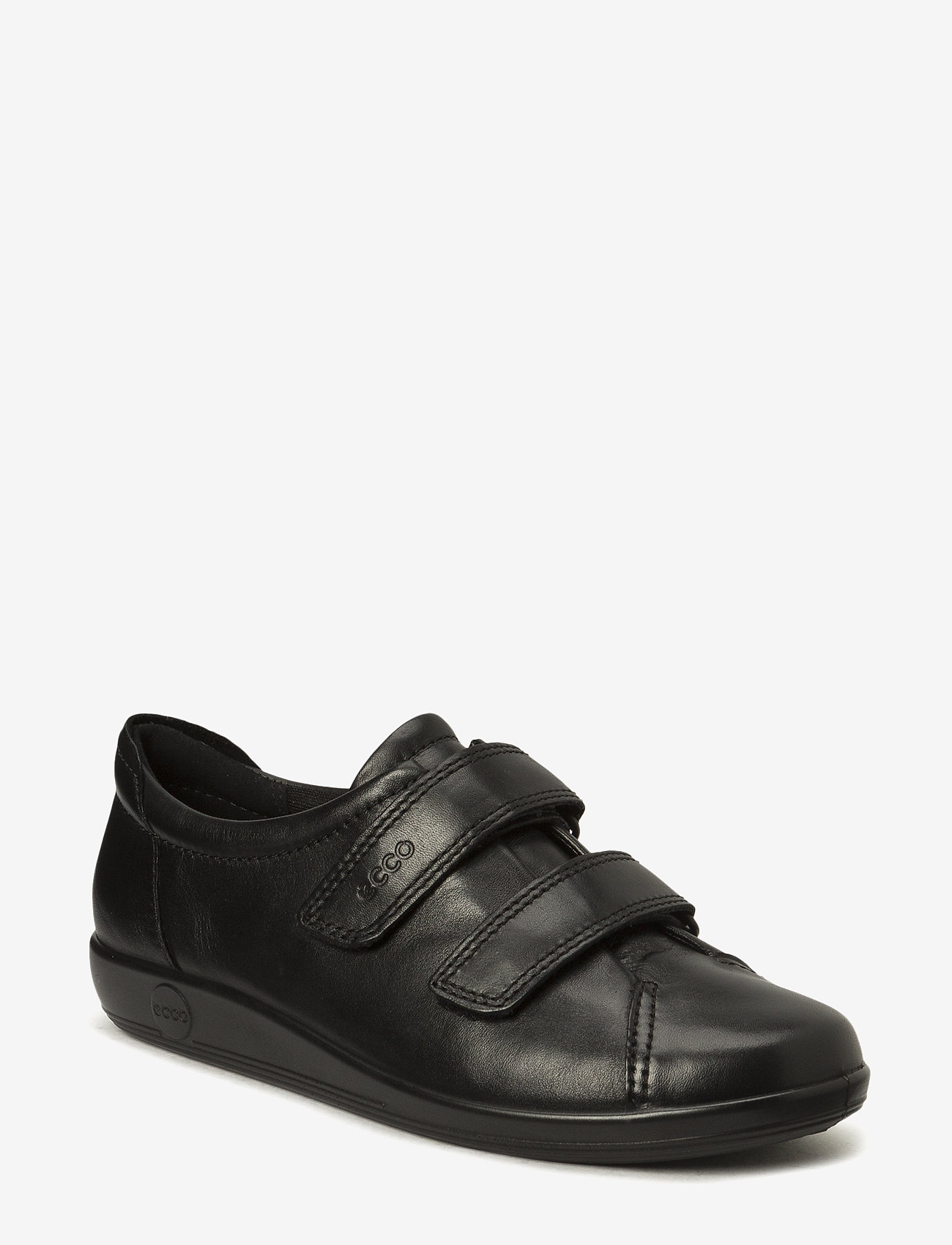 ECCO - SOFT 2.0 - sportiska stila apavi ar pazeminātu potītes daļu - black with black sole - 0