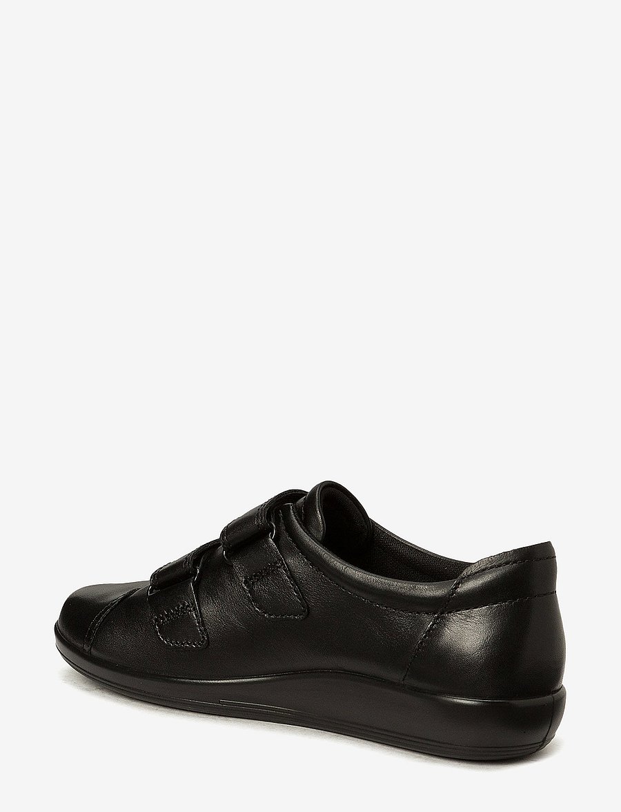 ECCO - SOFT 2.0 - lave sneakers - black with black sole - 1