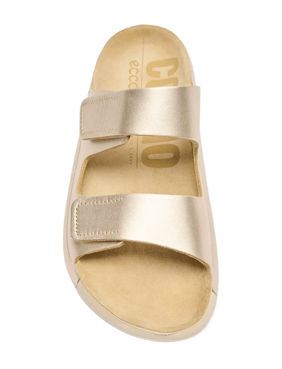 ECCO - COZMO W - platta sandaler - pure white gold - 4
