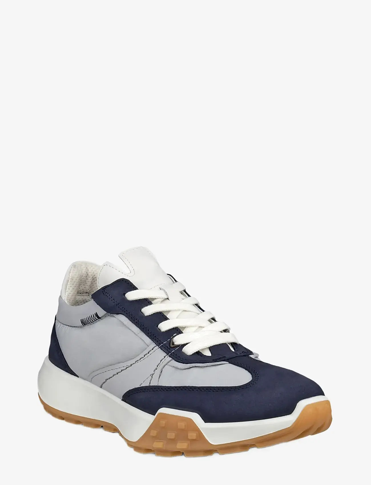 ECCO - RETRO SNEAKER W - chunky sneakers - marine/concrete/concrete/white - 0