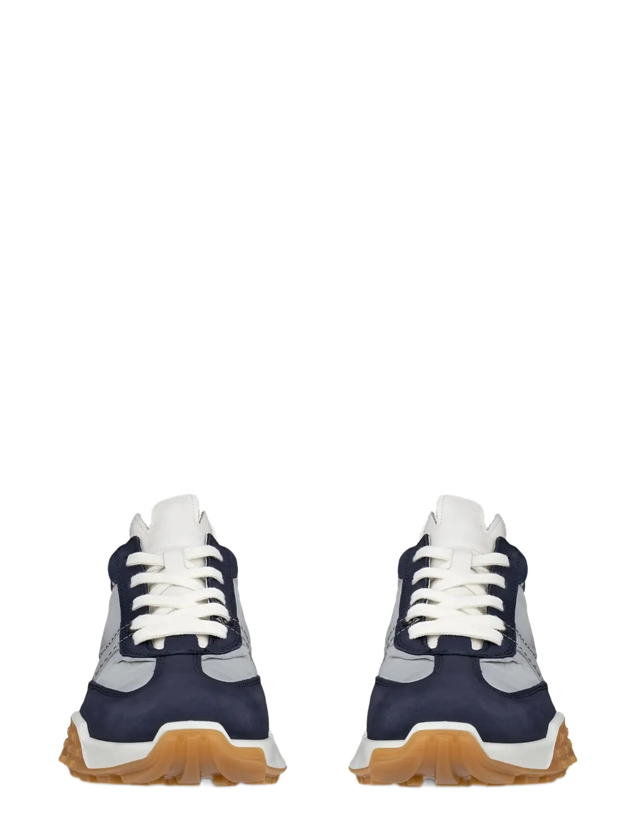 ECCO - RETRO SNEAKER W - robustsed tossud - marine/concrete/concrete/white - 3