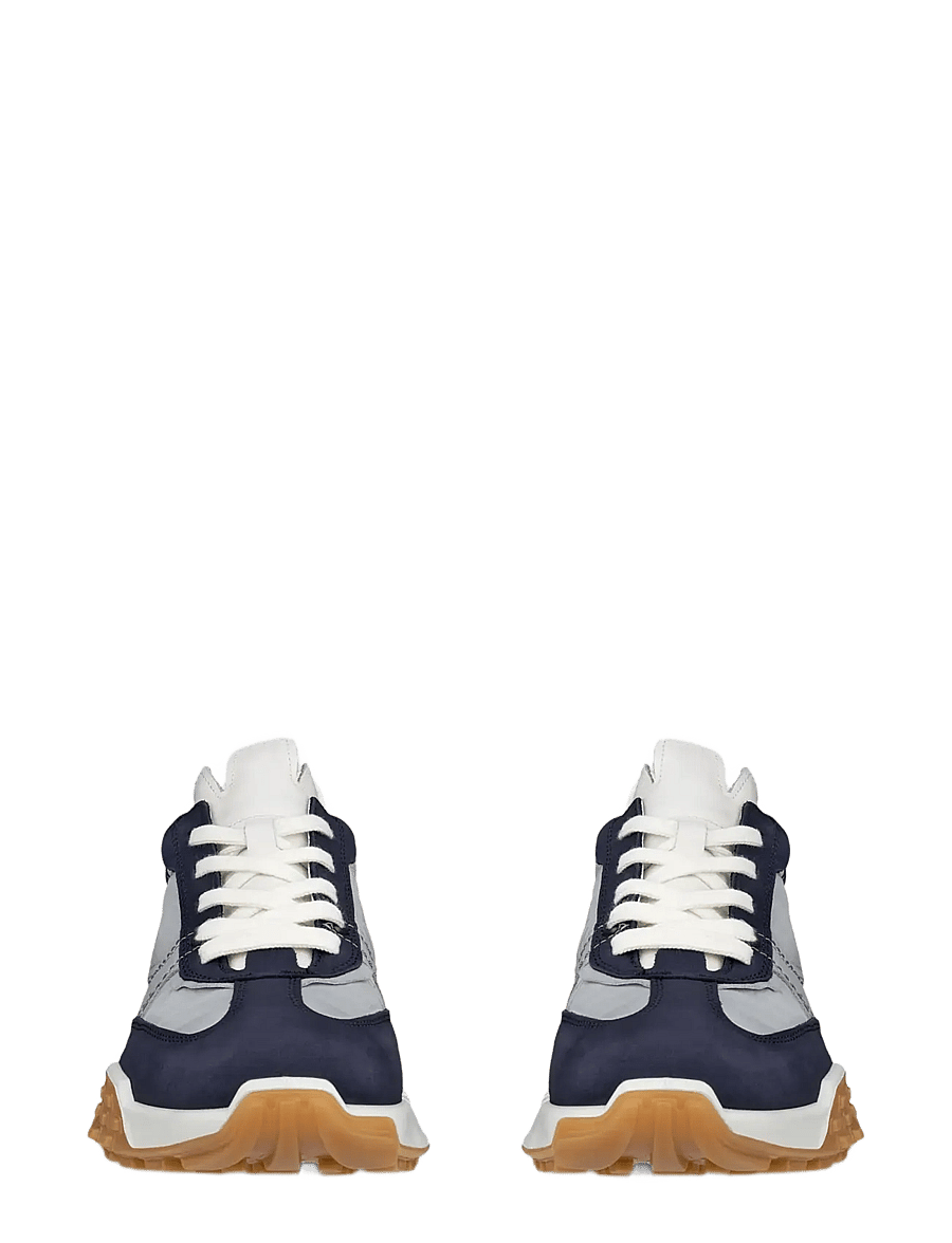 ECCO - RETRO SNEAKER W - chunky sneakers - marine/concrete/concrete/white - 3