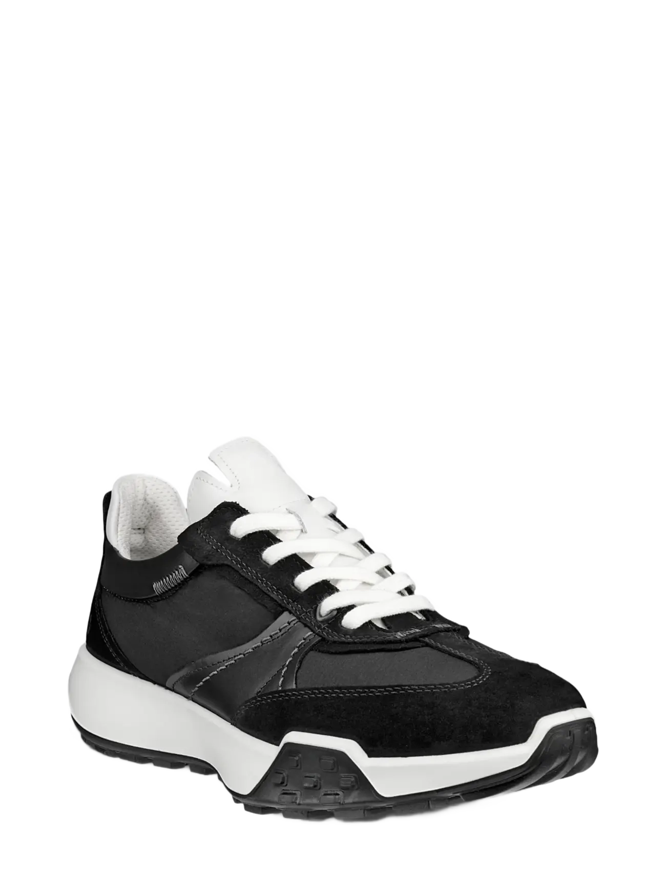 ECCO RETRO SNEAKER W - Sko - BLACK/BLACK/BLACK/WHITE / black