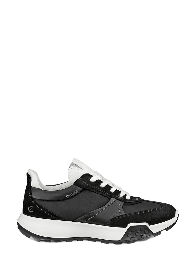 ECCO - RETRO SNEAKER W - chunky sneakers - black/black/black/white - 1