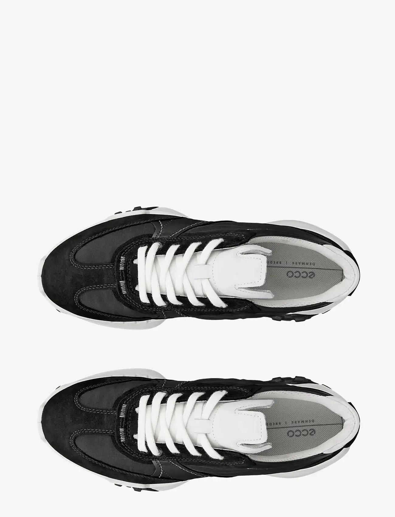 ECCO - RETRO SNEAKER W - chunky sneakers - black/black/black/white - 3