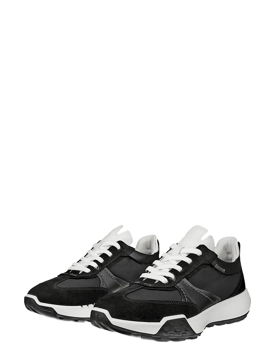 ECCO - RETRO SNEAKER W - chunky sneaker - black/black/black/white - 5