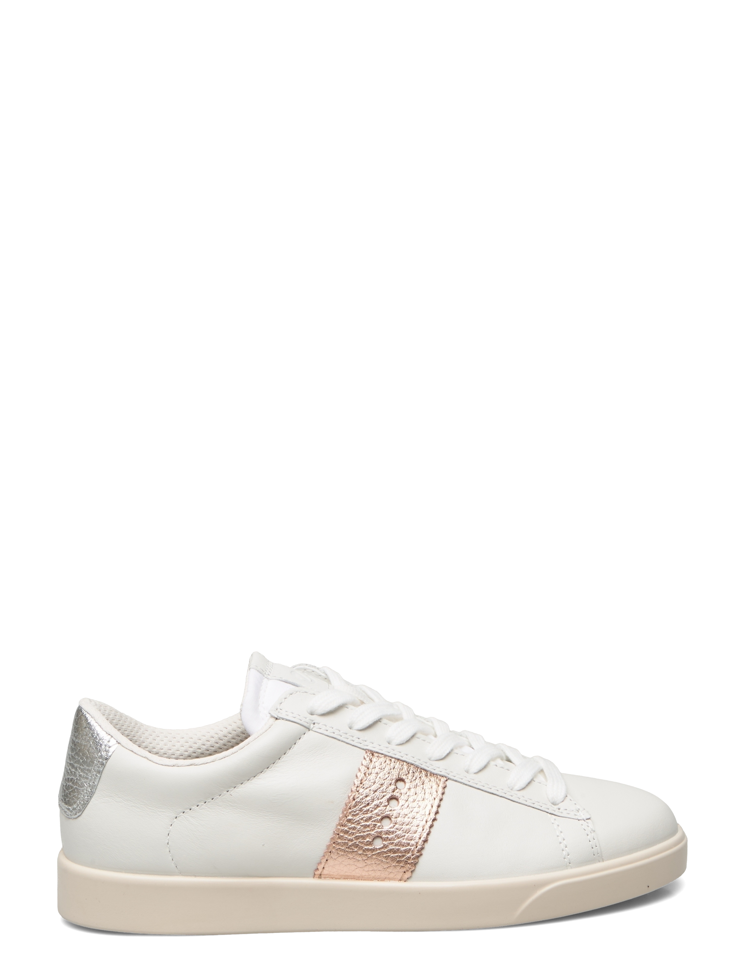 ECCO - STREET LITE W - lave sneakers - white/hammered bronze/pure white silver - 1