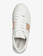 ECCO - STREET LITE W - sportiska stila apavi ar pazeminātu potītes daļu - white/hammered bronze/pure white silver - 3