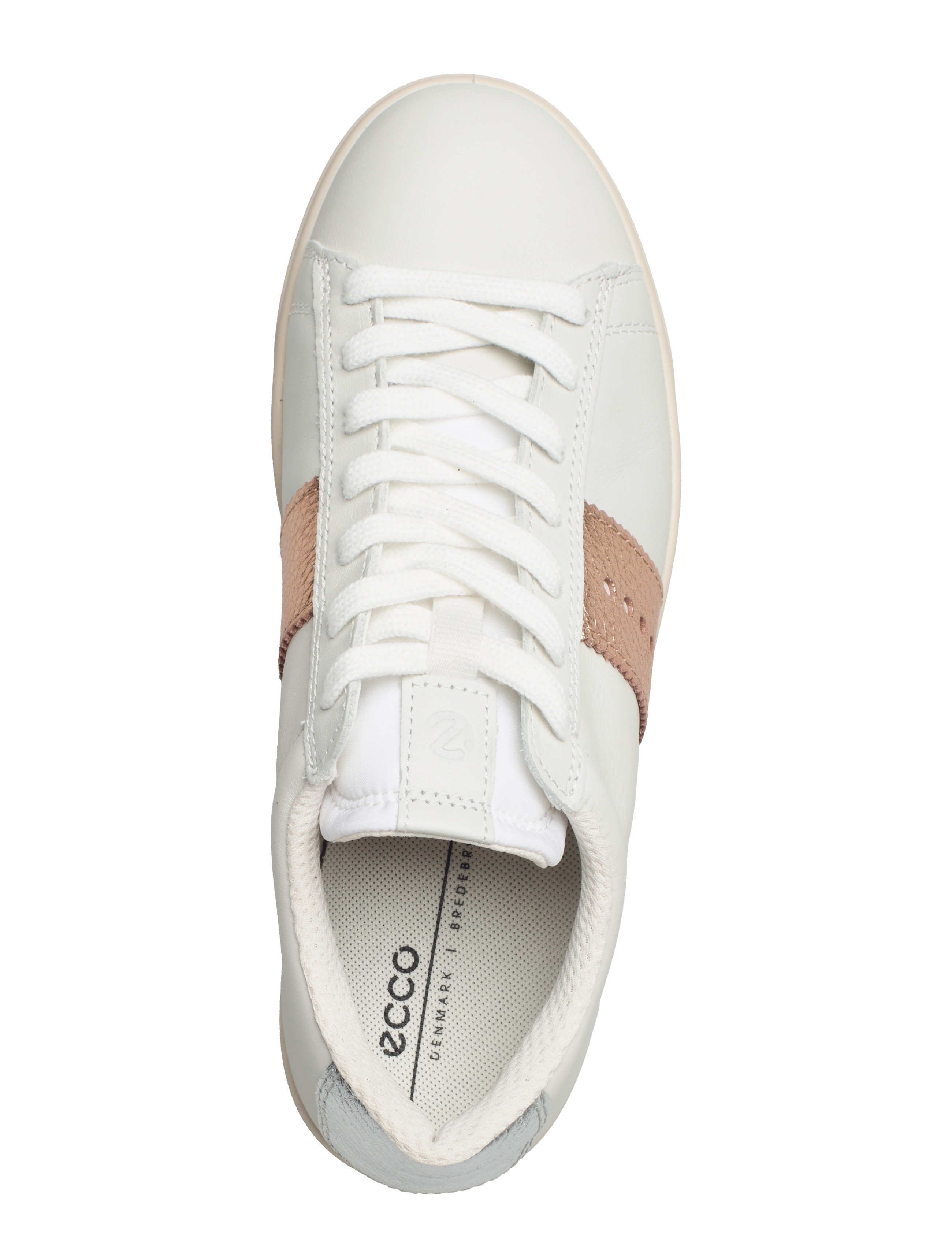 ECCO - STREET LITE W - lave sneakers - white/hammered bronze/pure white silver - 3