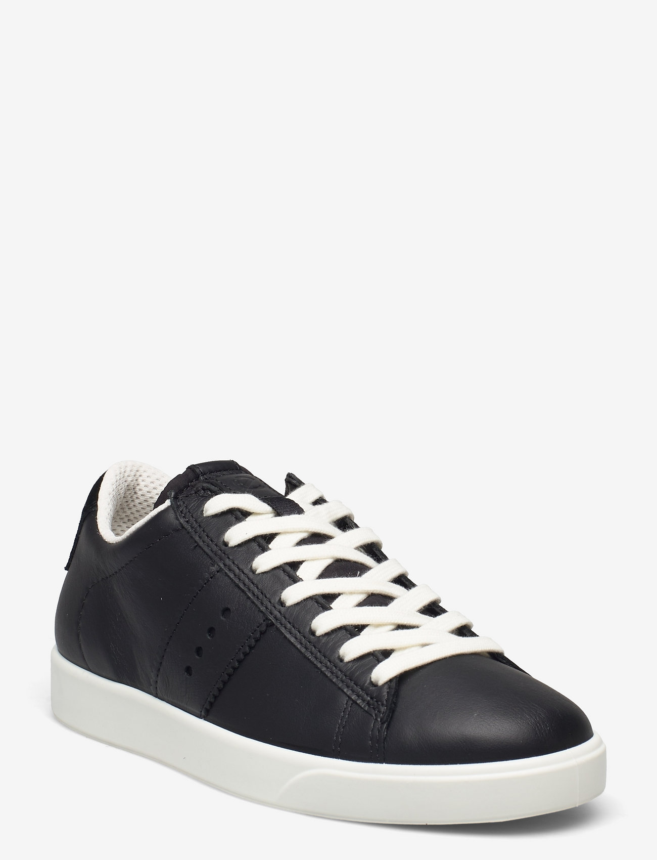 ECCO - STREET LITE W - sportiska stila apavi ar pazeminātu potītes daļu - black/black - 0