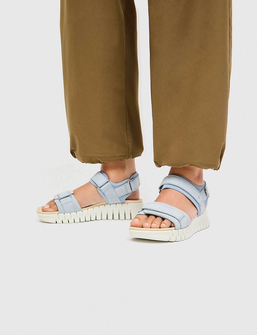 ECCO - GRUUV SOL W - sandales à plateforme - dusty blue - 0