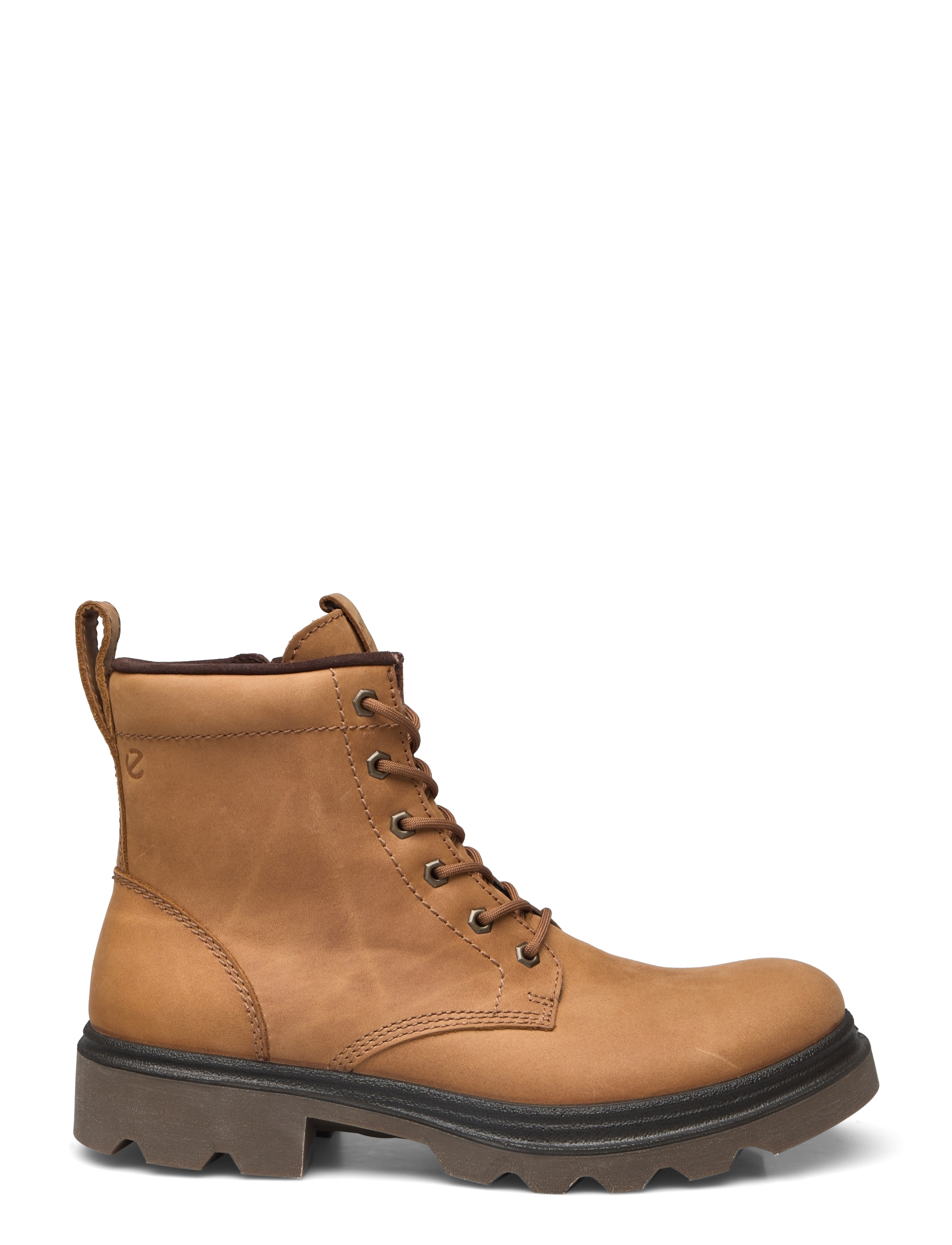 ECCO - GRAINER M - støvler med snøre - camel - 1
