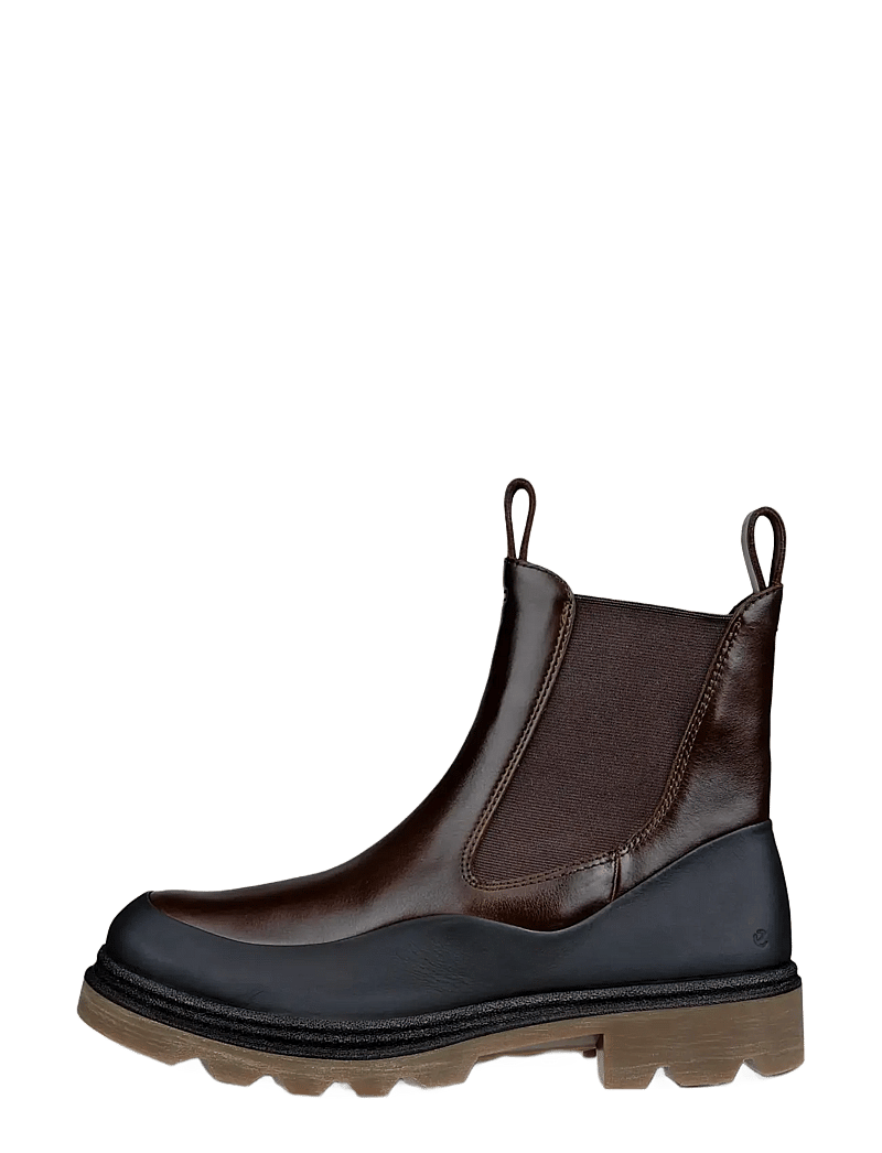 ECCO - GRAINER W - platta ankelboots - black/cocoa brown - 1