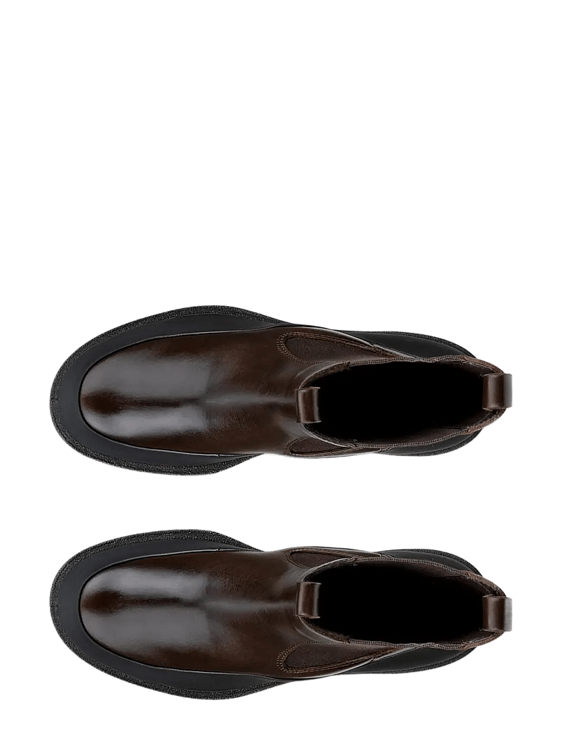 ECCO - GRAINER W - platta ankelboots - black/cocoa brown - 4