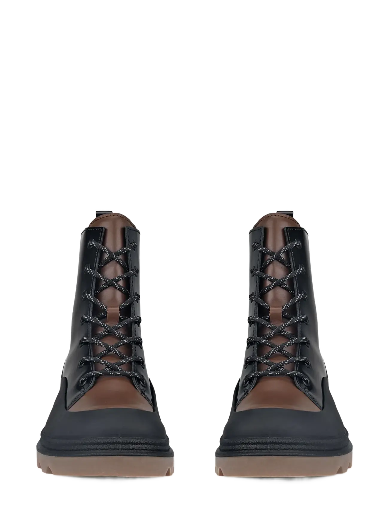 ECCO - GRAINER W - platta ankelboots - black/cocoa brown - 5