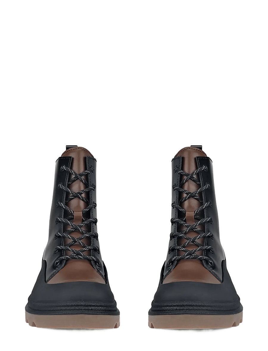 ECCO - GRAINER W - platta ankelboots - black/cocoa brown - 5