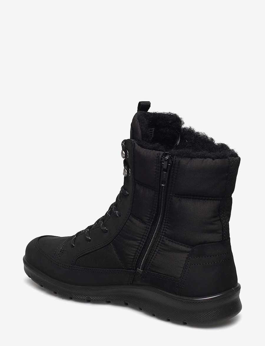 ECCO - BABETT BOOT - nauhalliset nilkkurit - black/black - 2
