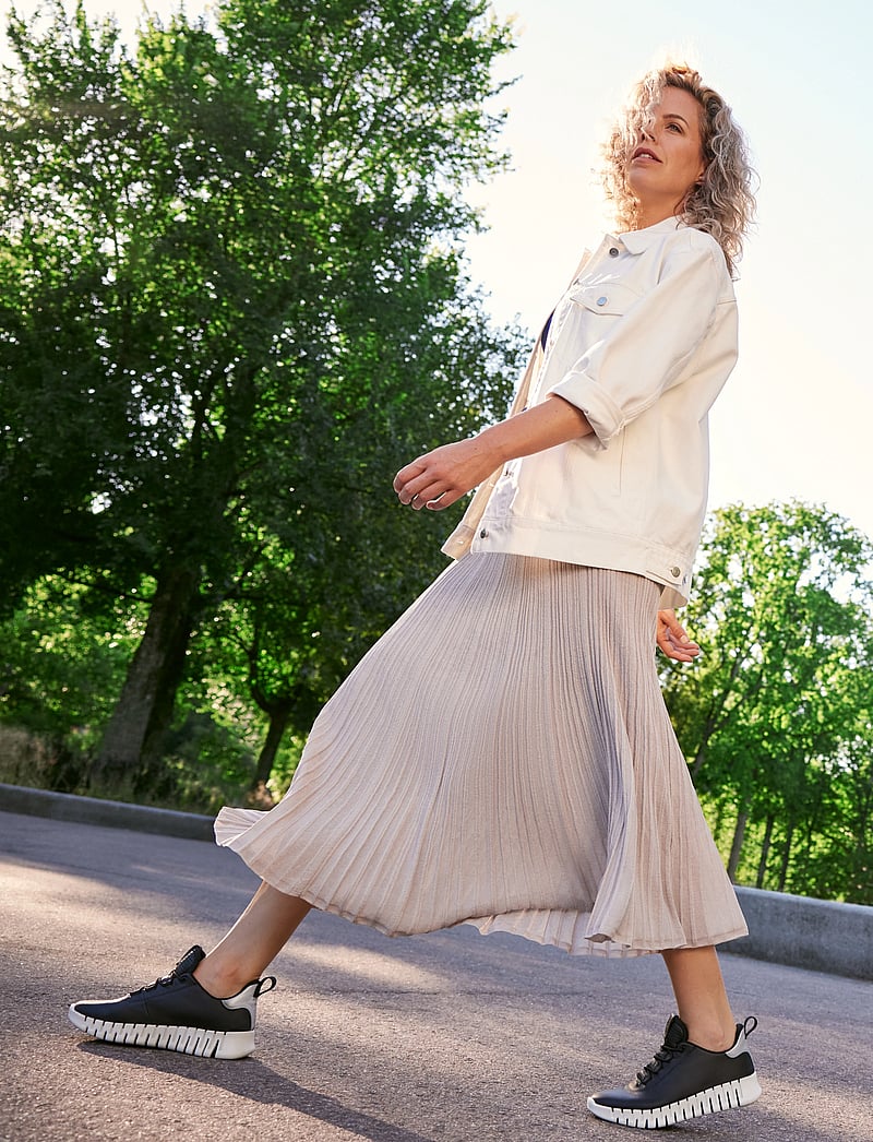 ECCO - GRUUV W - låga sneakers - black/light grey - 0