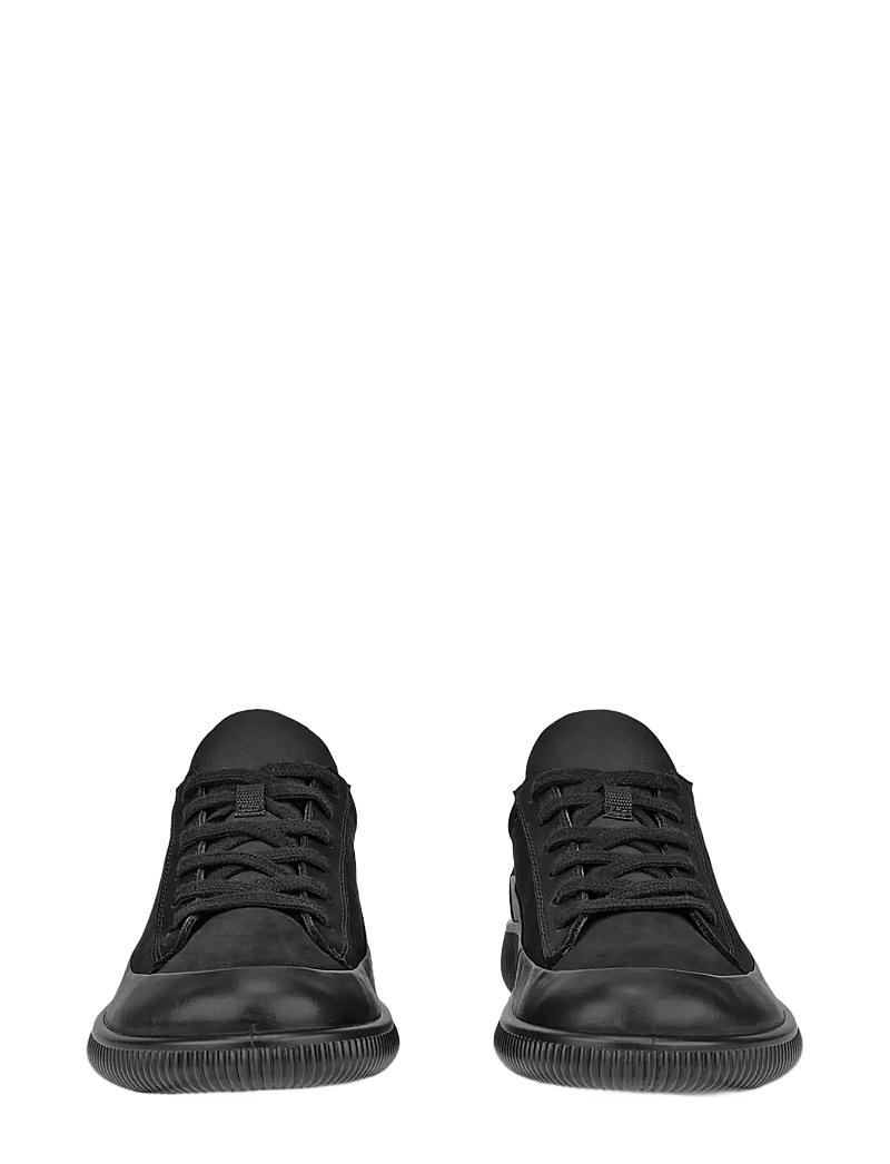 ECCO - SOFT ZERO W - matalavartiset tennarit - black/black - 4